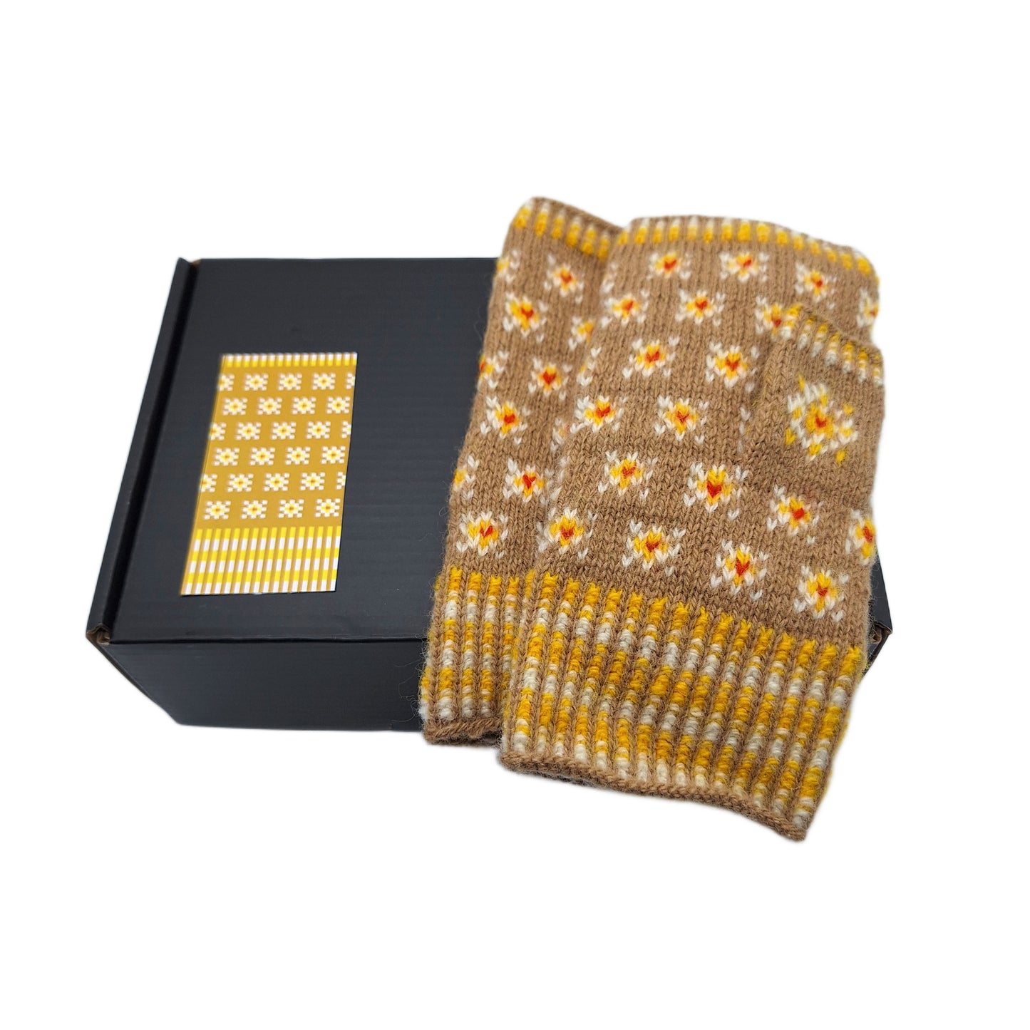 DAFFODILES Knitting Kit – Fingerless Gloves
