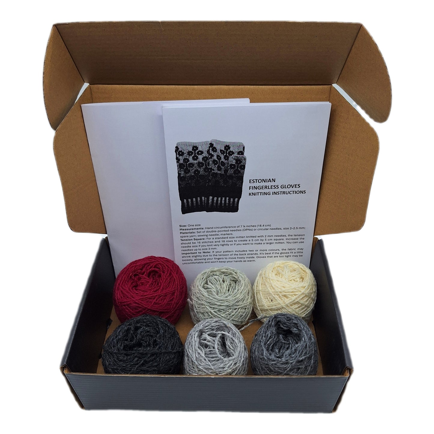 ESTONIAN NATIONAL DESIGN Knitting Kit – Fingerless Glove