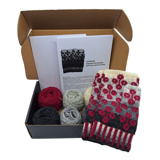 ESTONIAN NATIONAL DESIGN Knitting Kit – Fingerless Glove