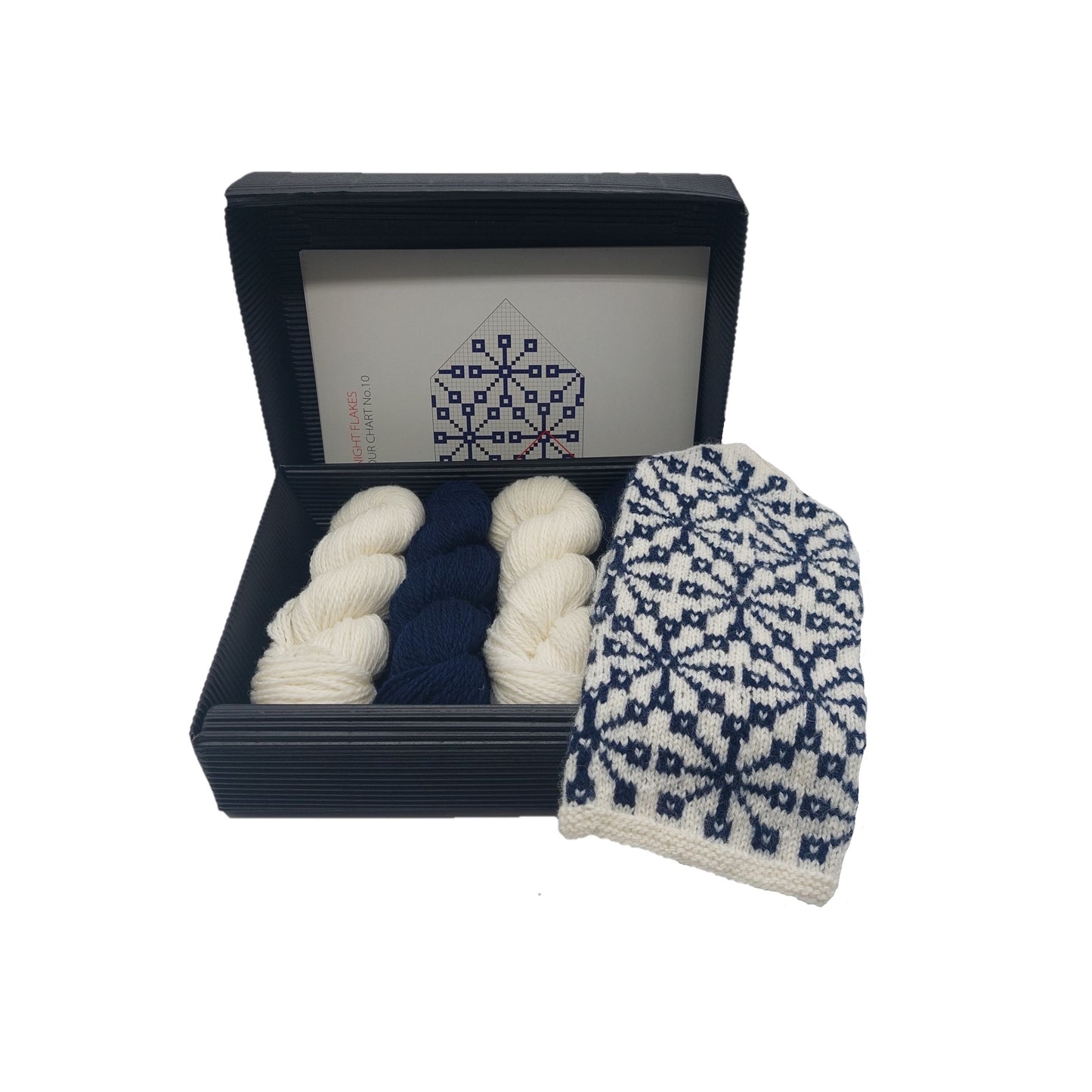 Knitting kit "Midnight Flakes - 10"
