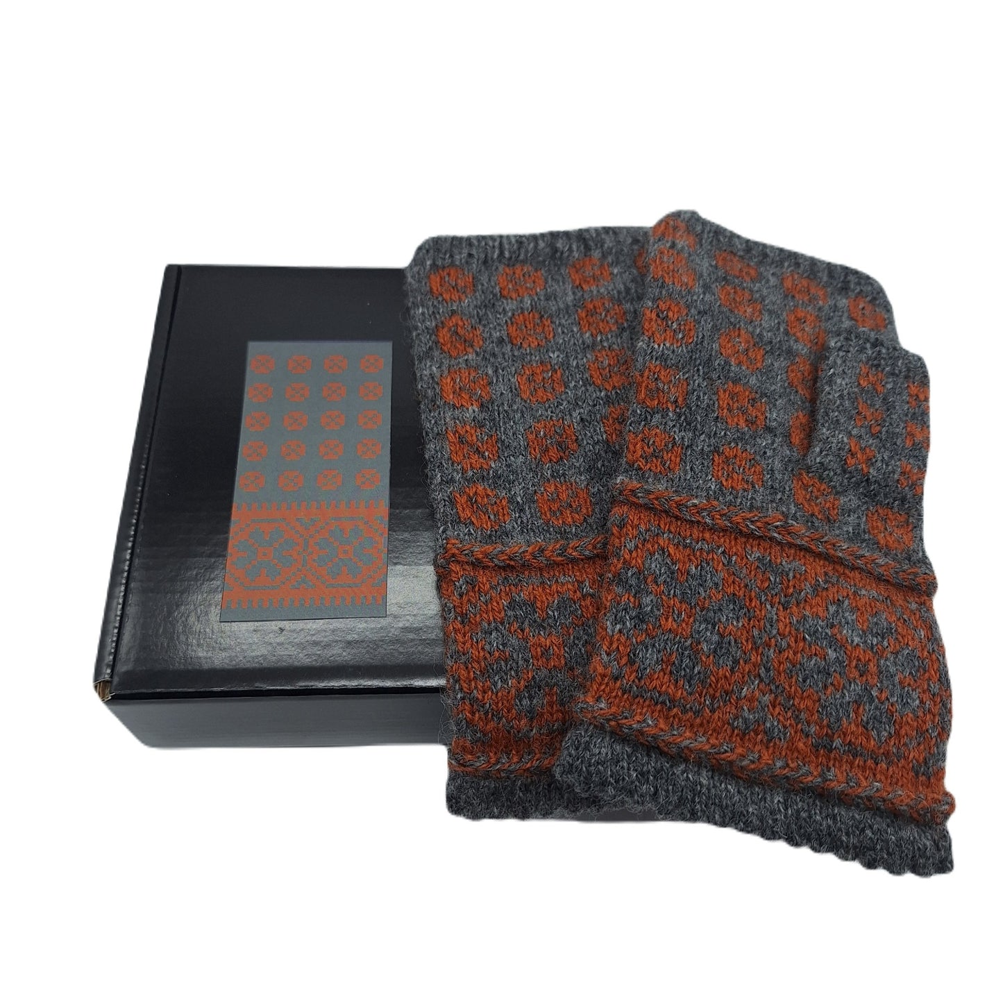 "AUTUMN SUN" FINGERLESS GLOVES  KNITTING KIT