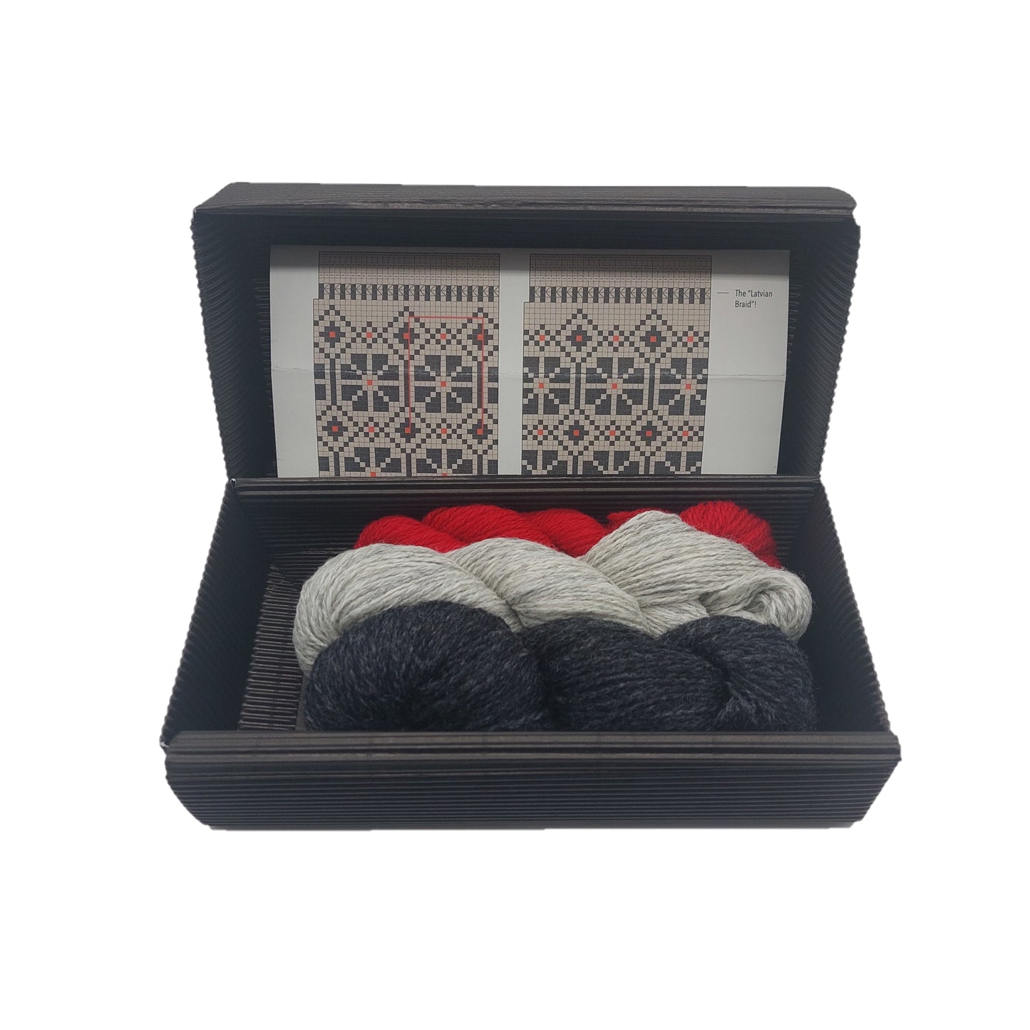 Fingerless mittens knitting kit "Twilight 2 "