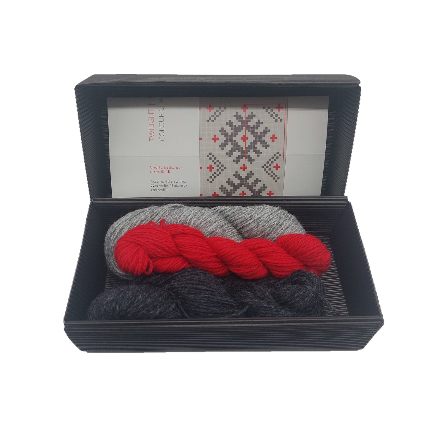 Fingerless mittens knitting kit "Twilight 5 "
