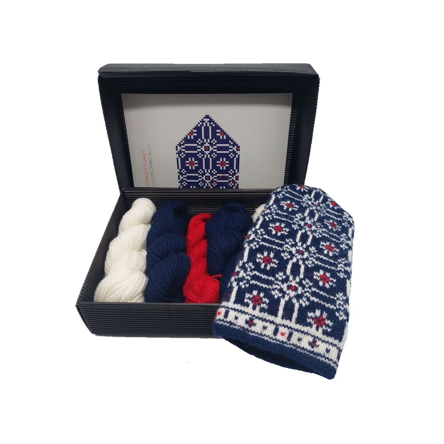 Knitting kit "Midnight Flakes - 11"