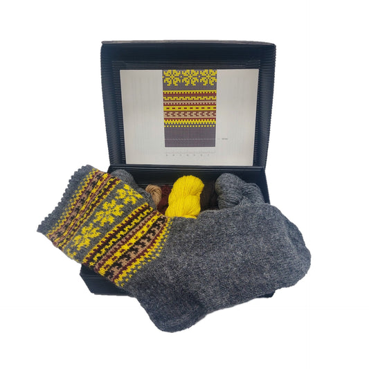 Latvian socks knitting kit Nr.2