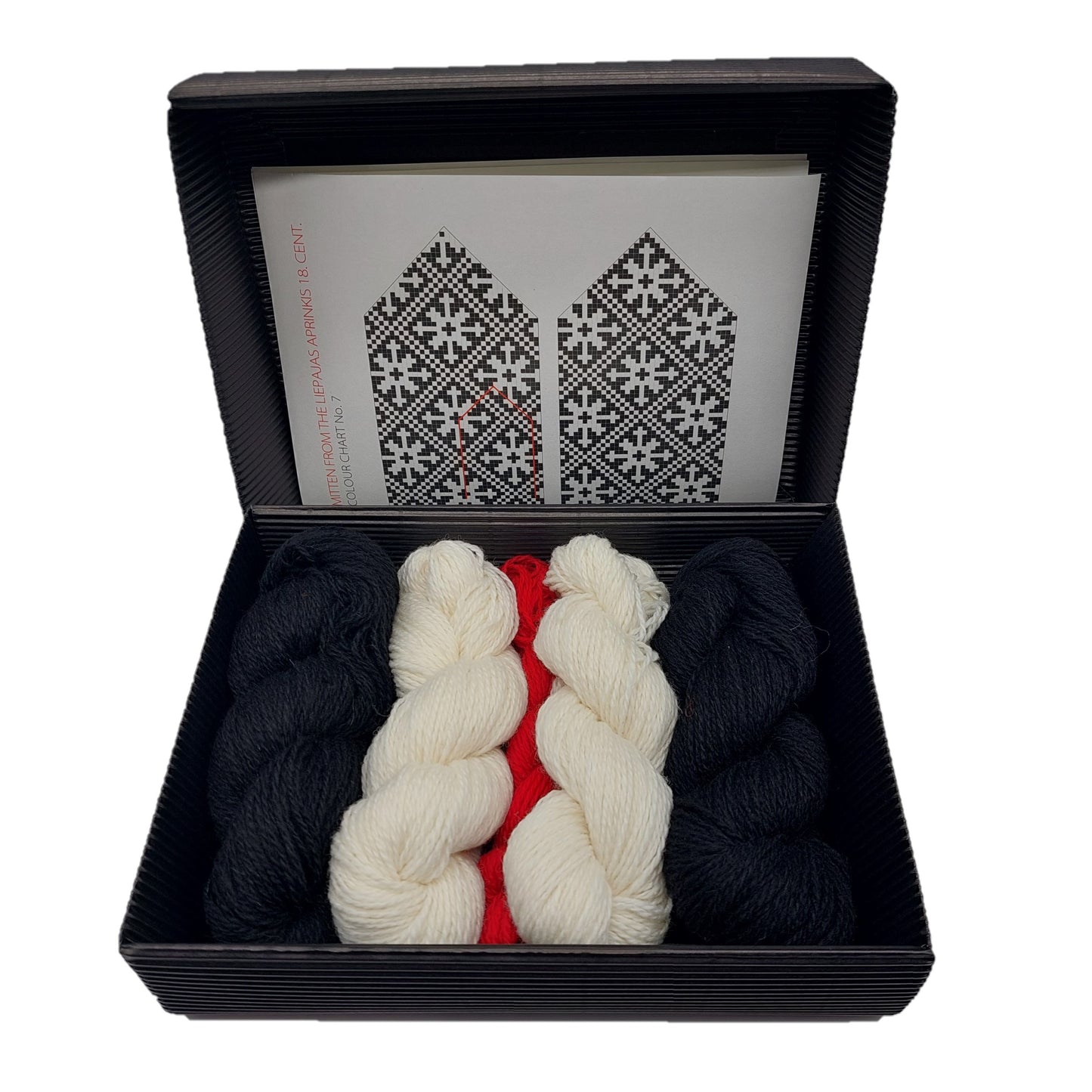 Knitting kit "Latvian Gray 7"