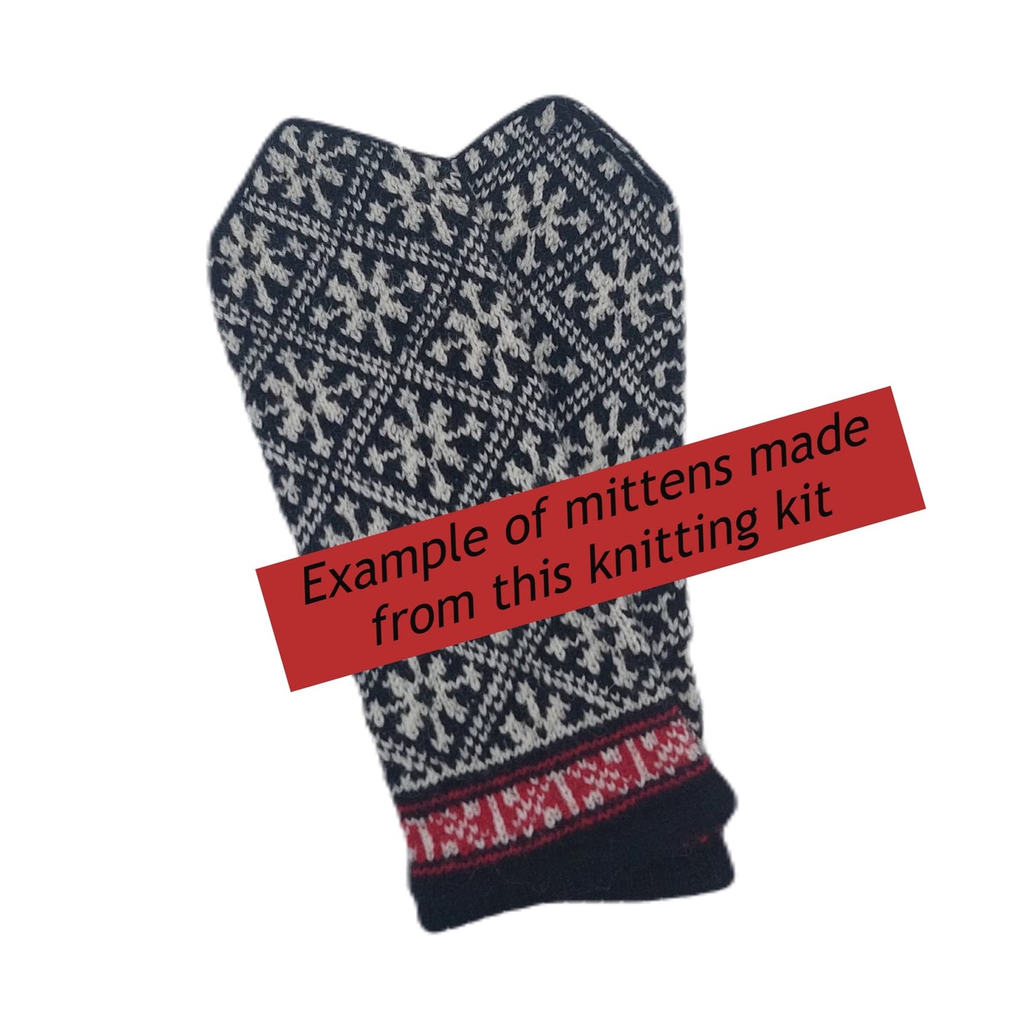 Knitting kit "Latvian Gray 7"