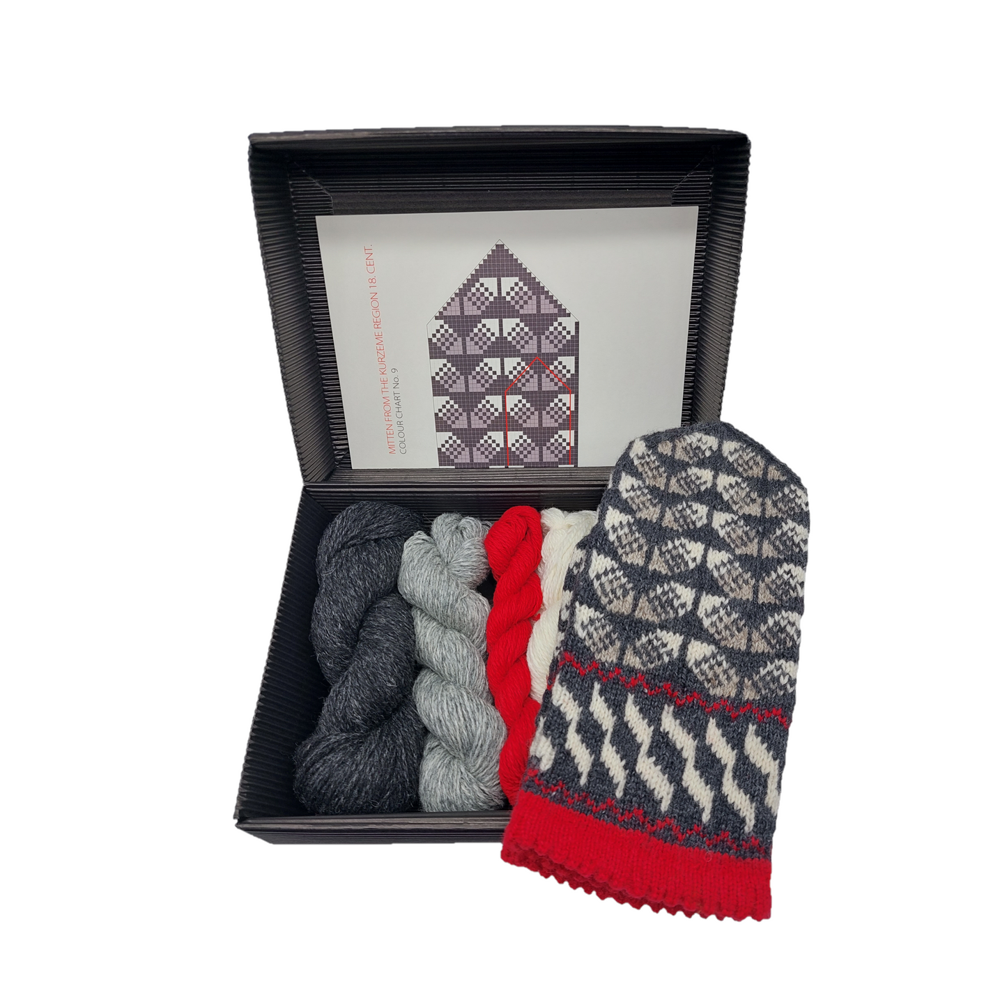 Knitting kit "Latvian Gray 9"