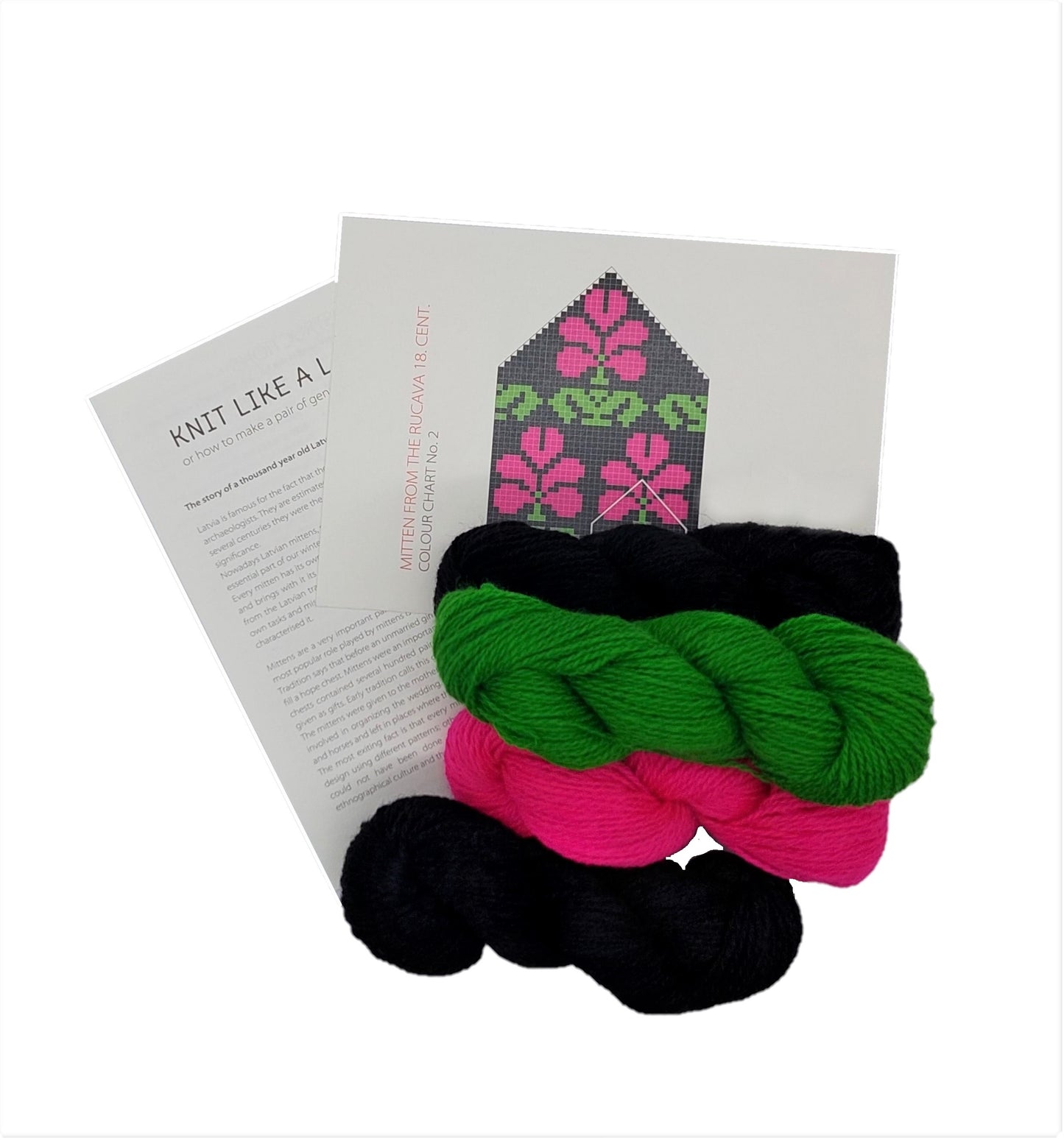 Knitting kit "Flowers 2"