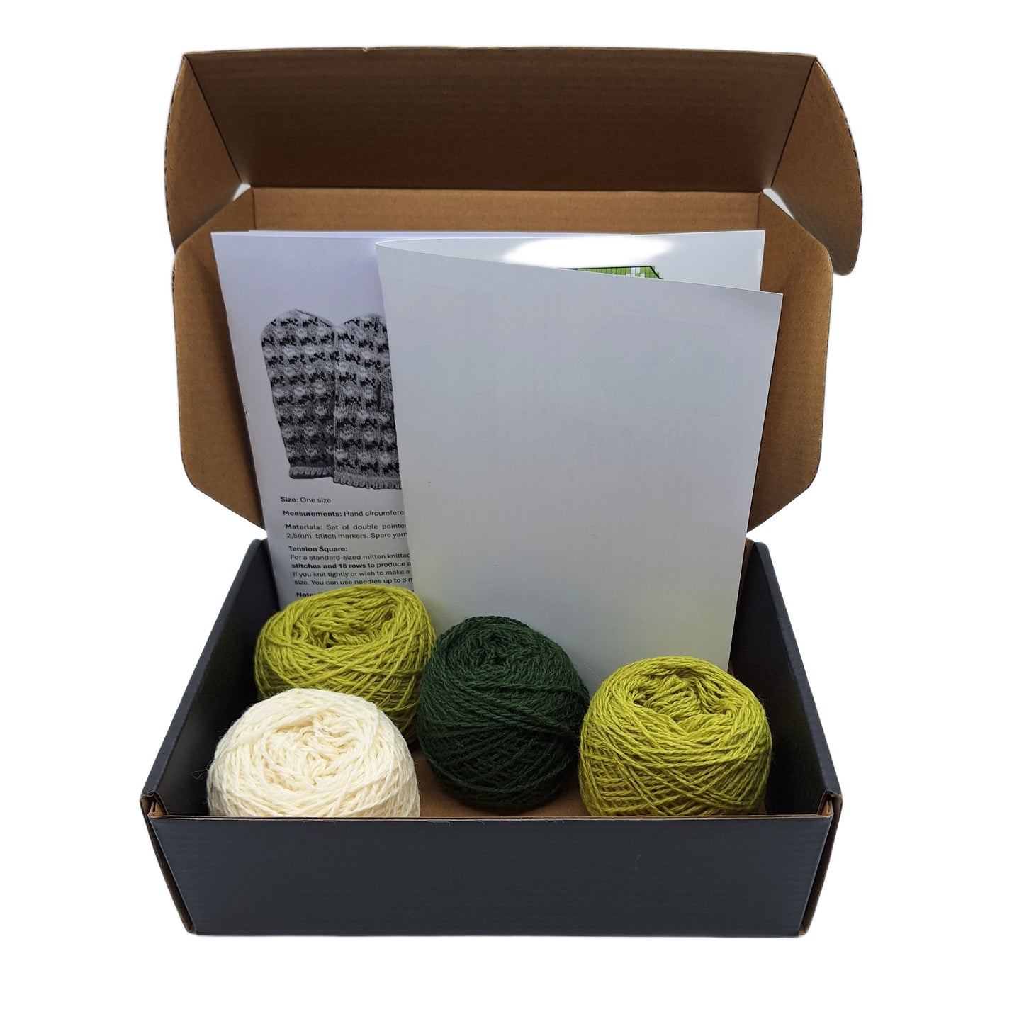 WHITE ROSES Knitting Kit – Mittens