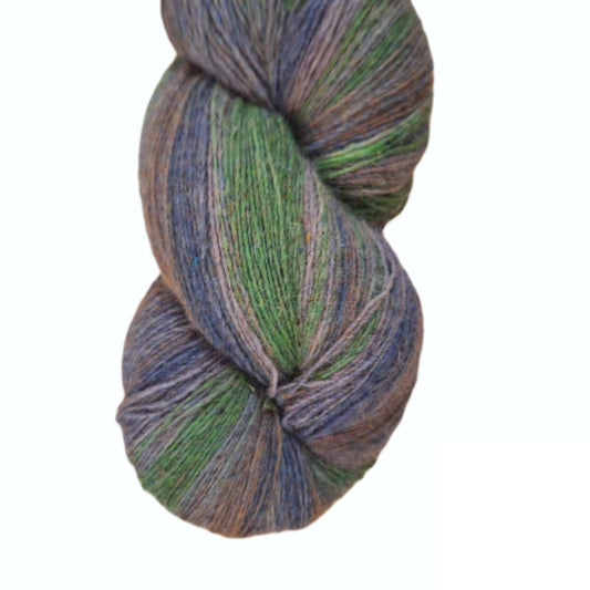 Colour: Green, Blue, Grey and Brown/ One skein left