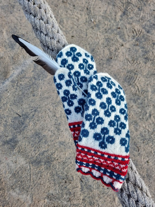 Wool mittens "France"