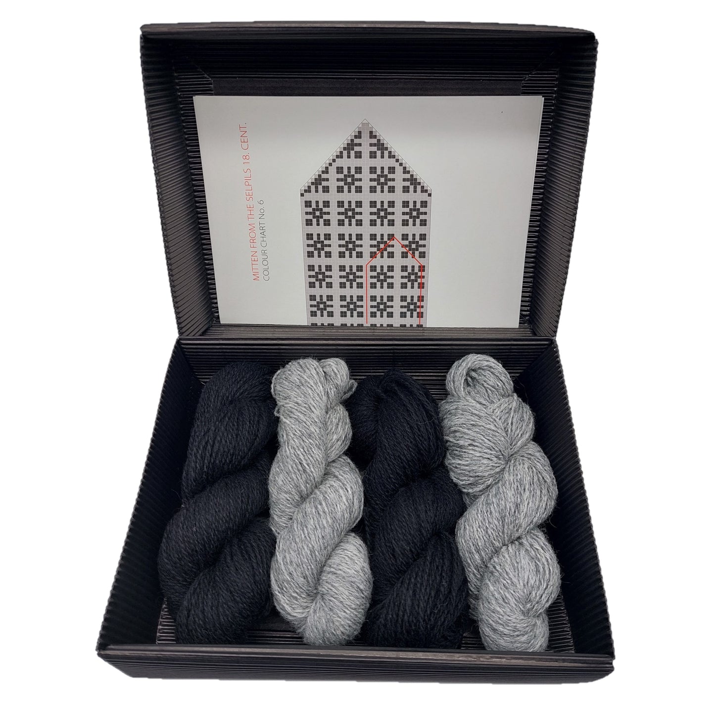 Knitting kit "Latvian Gray 6"