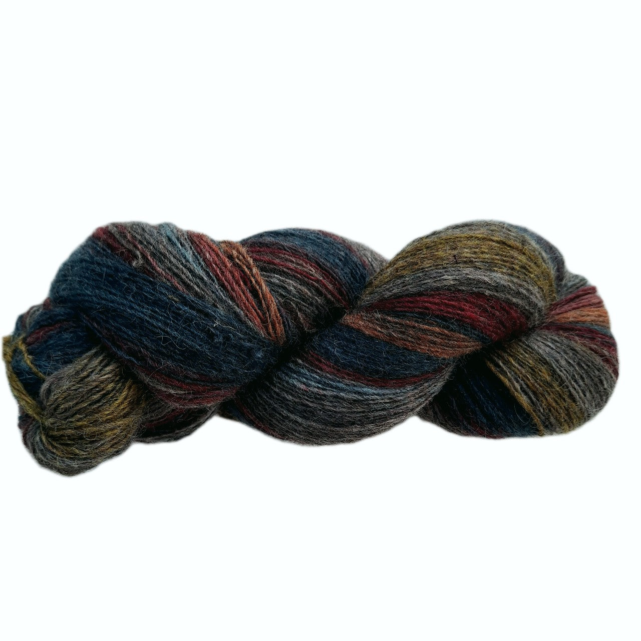 Colour PURPLE/BLUE/BROWN/GRAY/MOSS GREEN ( 2 skeins 190 & 180 g available)