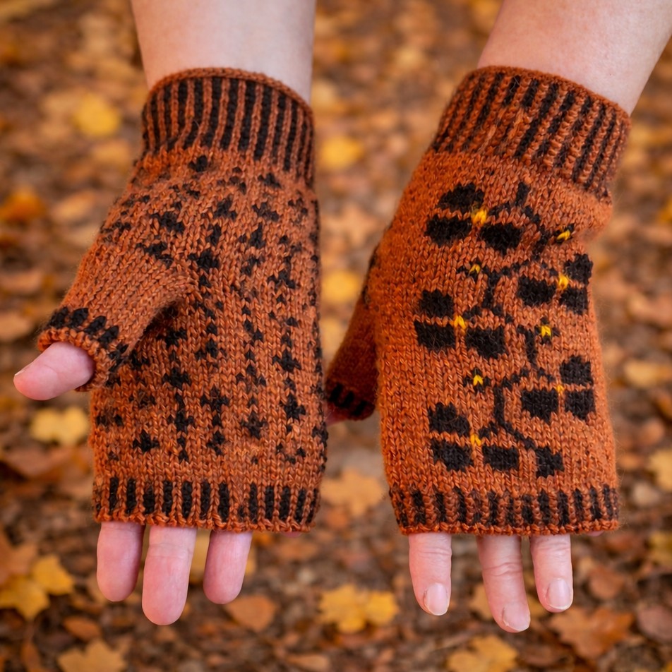 COPPERWOOD Fingerless Gloves Knitting Kit