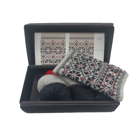 Fingerless mittens knitting kit "Twilight 2 "