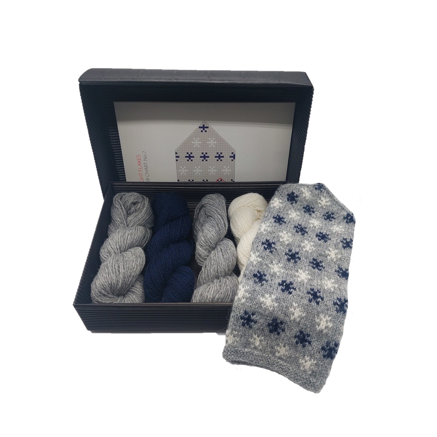 Knitting kit "Midnight Flakes - 7"