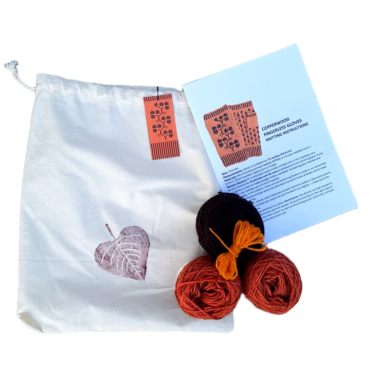 COPPERWOOD Fingerless Gloves Knitting Kit