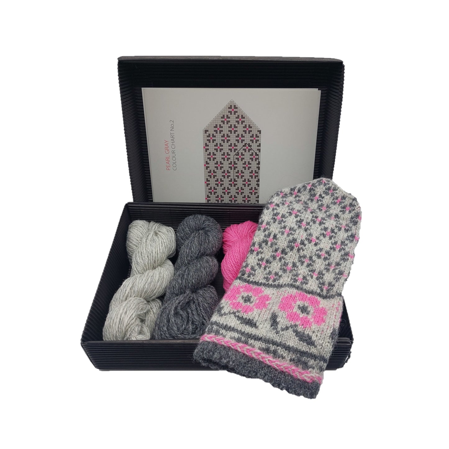 Knitting kit "Pearl Gray 2"