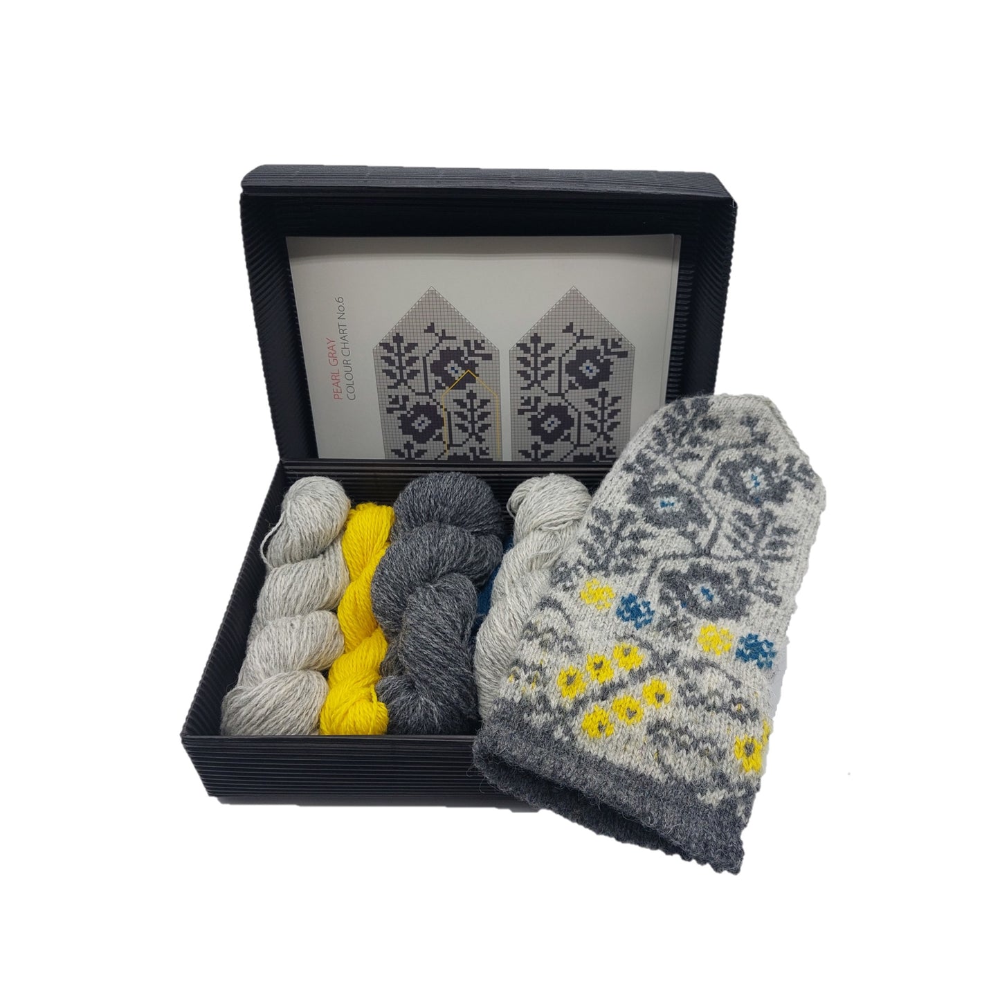 Knitting kit "Pearl Gray 6"