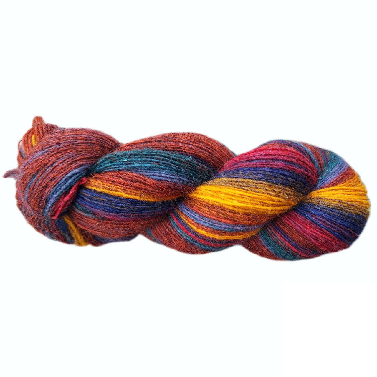 Colour: WARM BROWN/ BLUE/ BRIGHT YELLOW/ RED