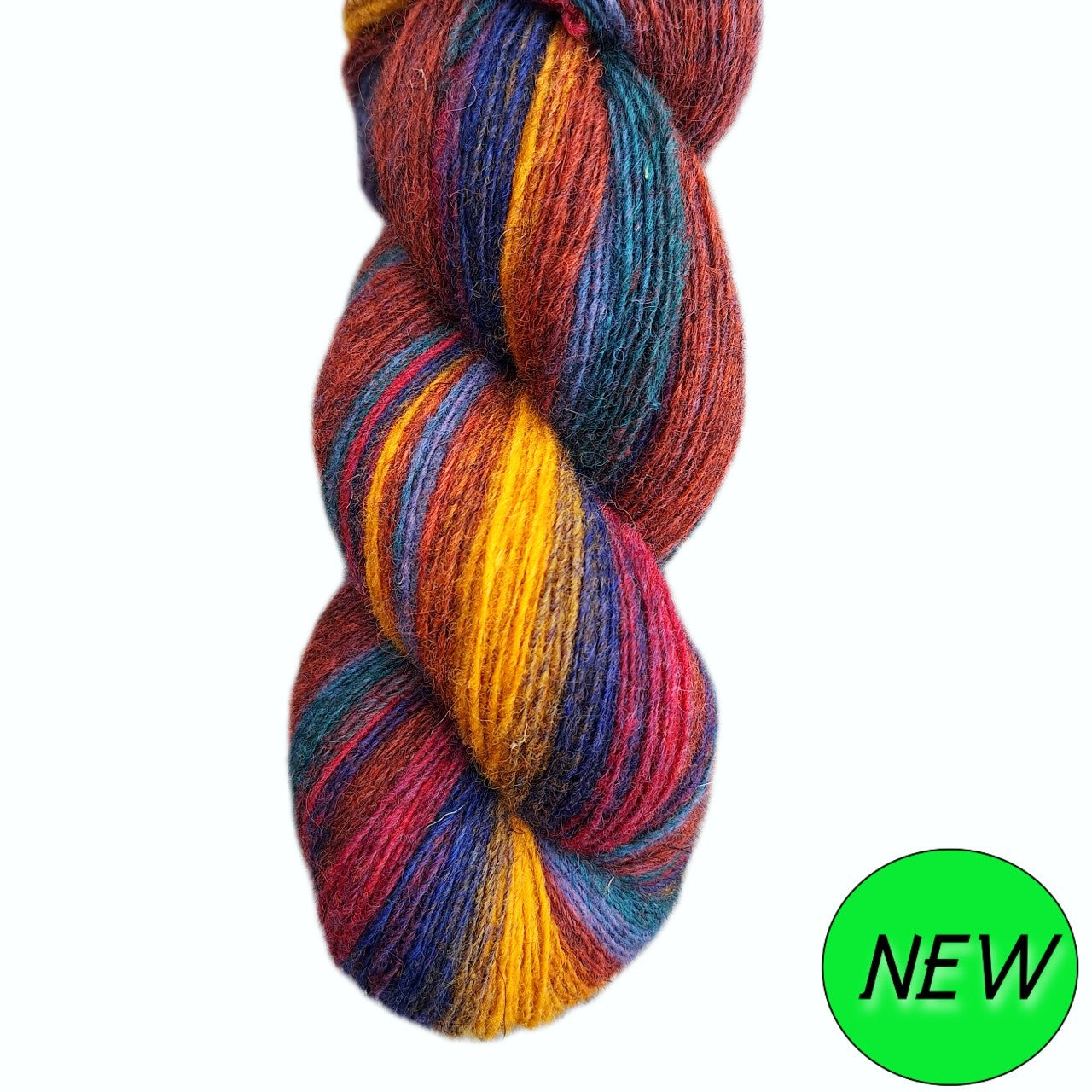 Colour: WARM BROWN/ BLUE/ BRIGHT YELLOW/ RED