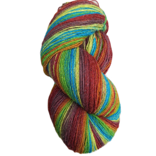 Colour BROWN/ BRIGHT GREEN/ TURQUOISE