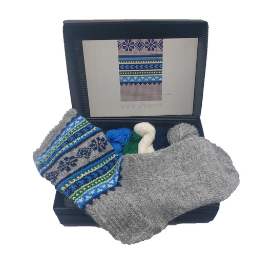 Latvian socks knitting kit Nr.5