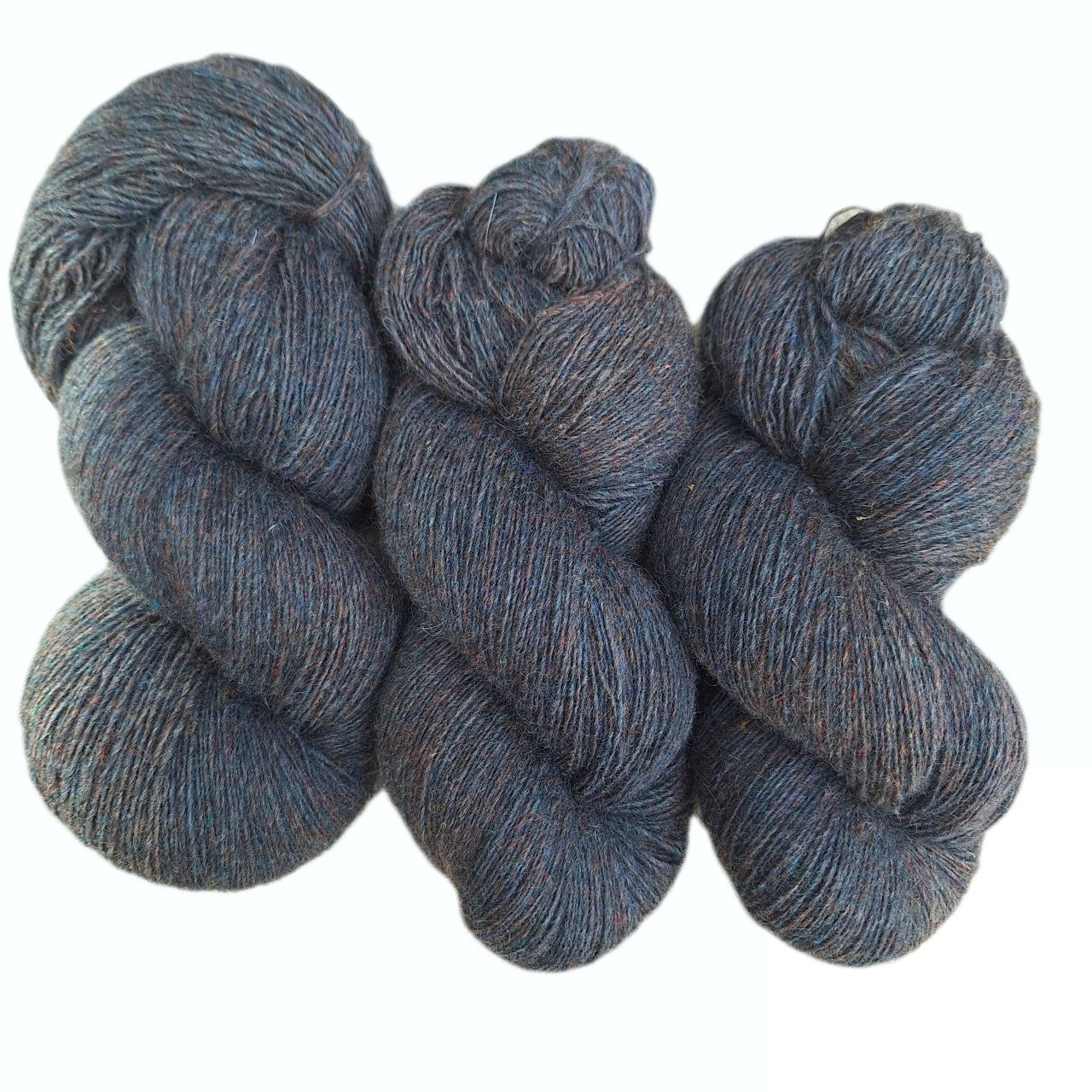 Colour: DARK WARM BLUE WITH SUBTLE CHERRY-RED FLECKS