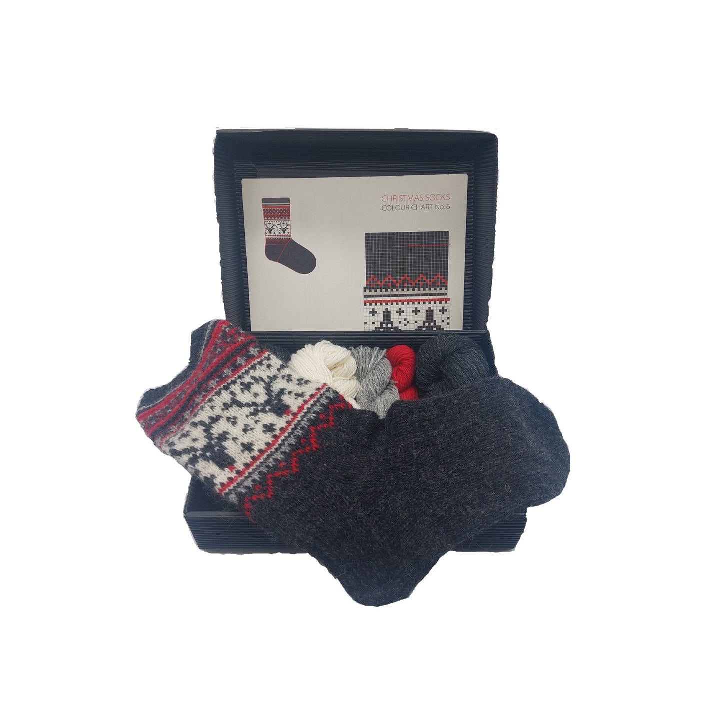 Christmas socks knitting kit Nr.6