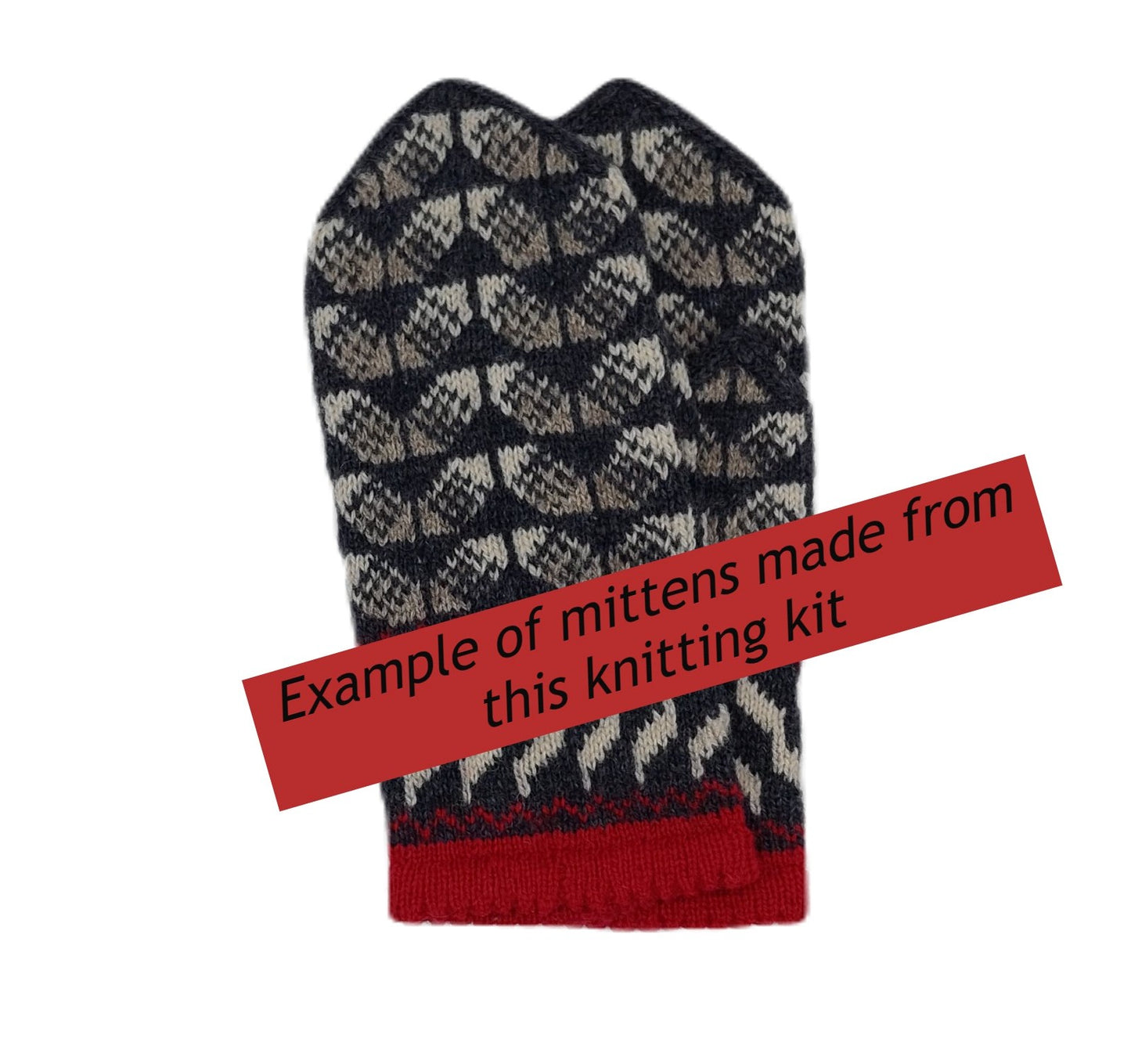 Knitting kit "Latvian Gray 9"